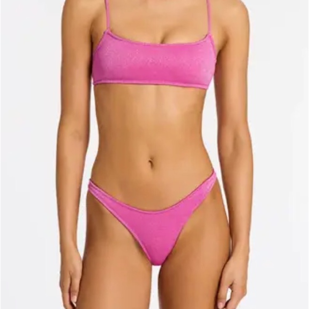 Pink Triangl Bikini Set
